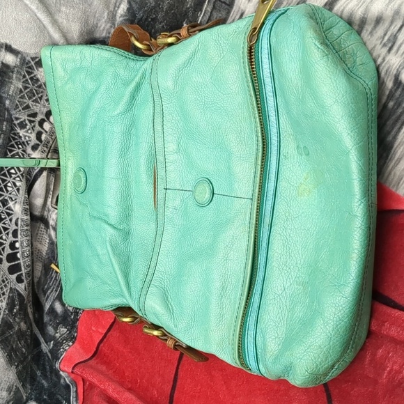 Fossil green leather purse - Picture 12 of 14